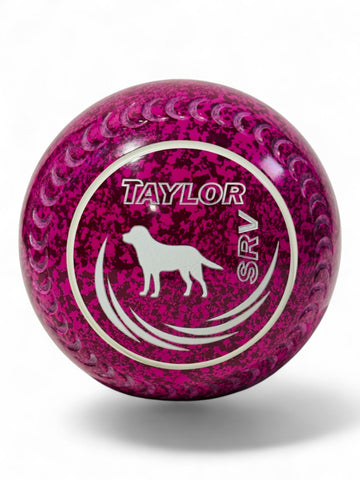 Taylor SRV Raspberry Ripple Dog Size 3 Crescent 34 Stamp