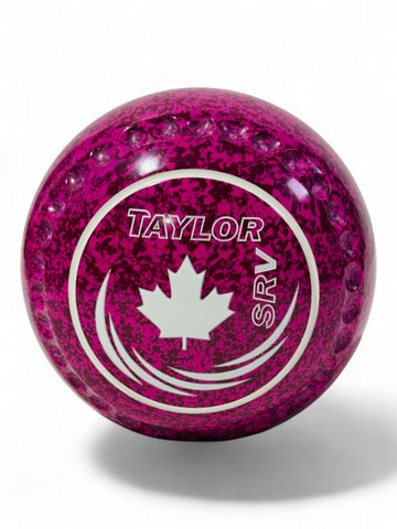 Taylor SRV Raspberry Ripple Maple Leaf Size 3 Half Pipe 34 Stamp
