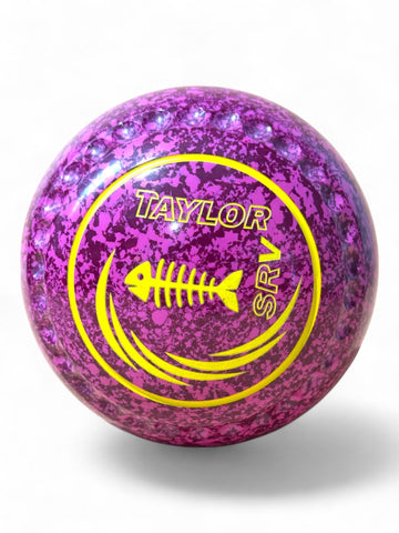 Taylor SRV Raspberry Ripple Fish Size 3 Half Pipe 34 Stamp