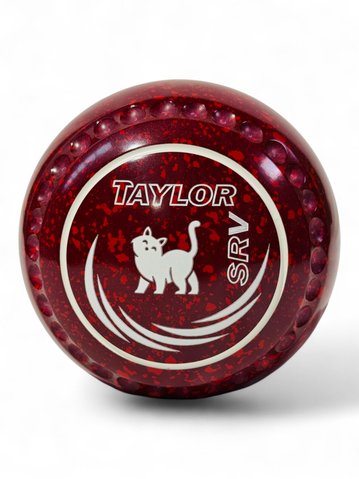 Taylor SRV Maroon/Red Cat Size 3 Half Pipe 34 Stamp