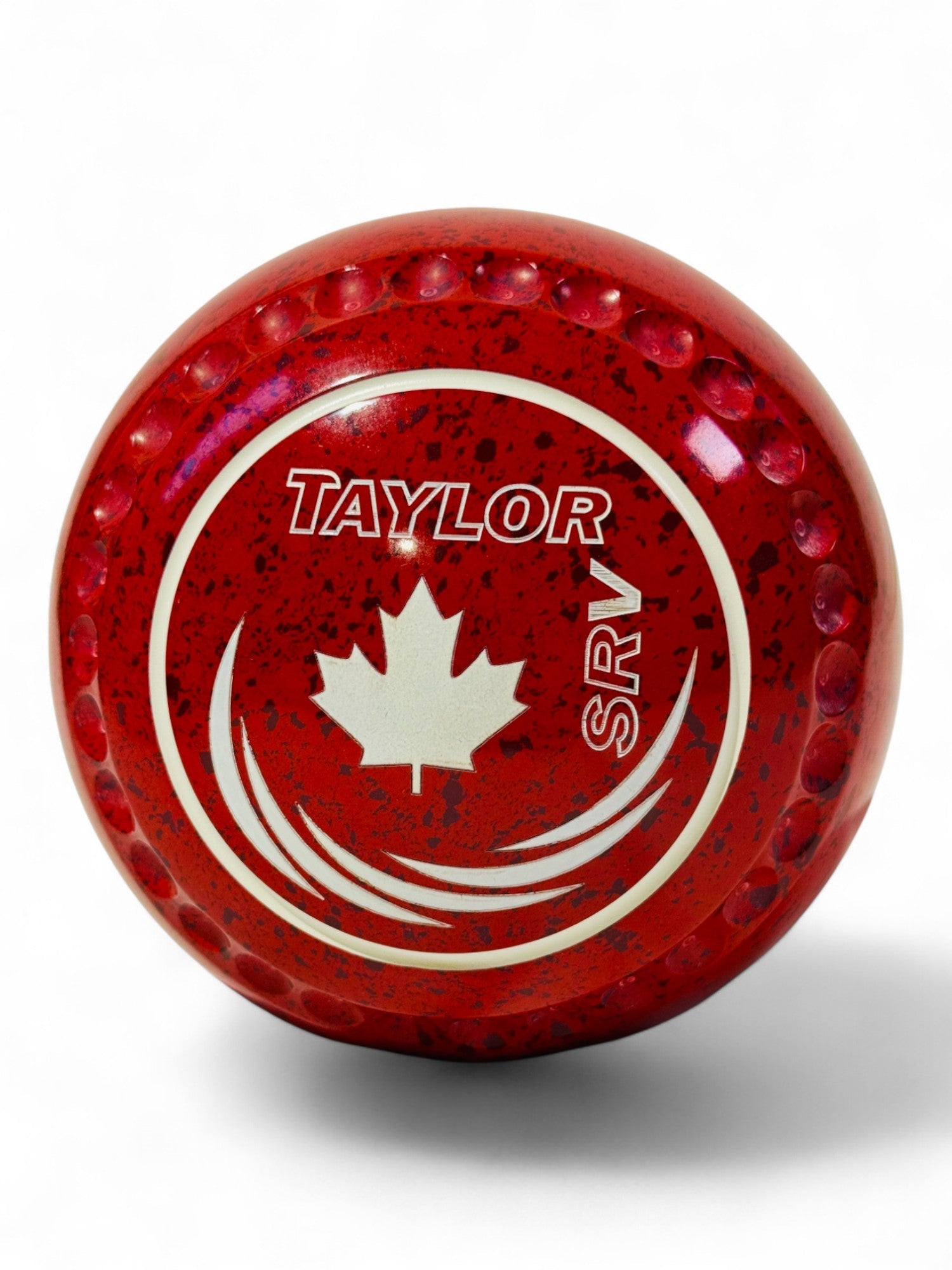 Taylor SRV Cherry Red Maple Leaf Size 3 Half Pipe 34 Stamp