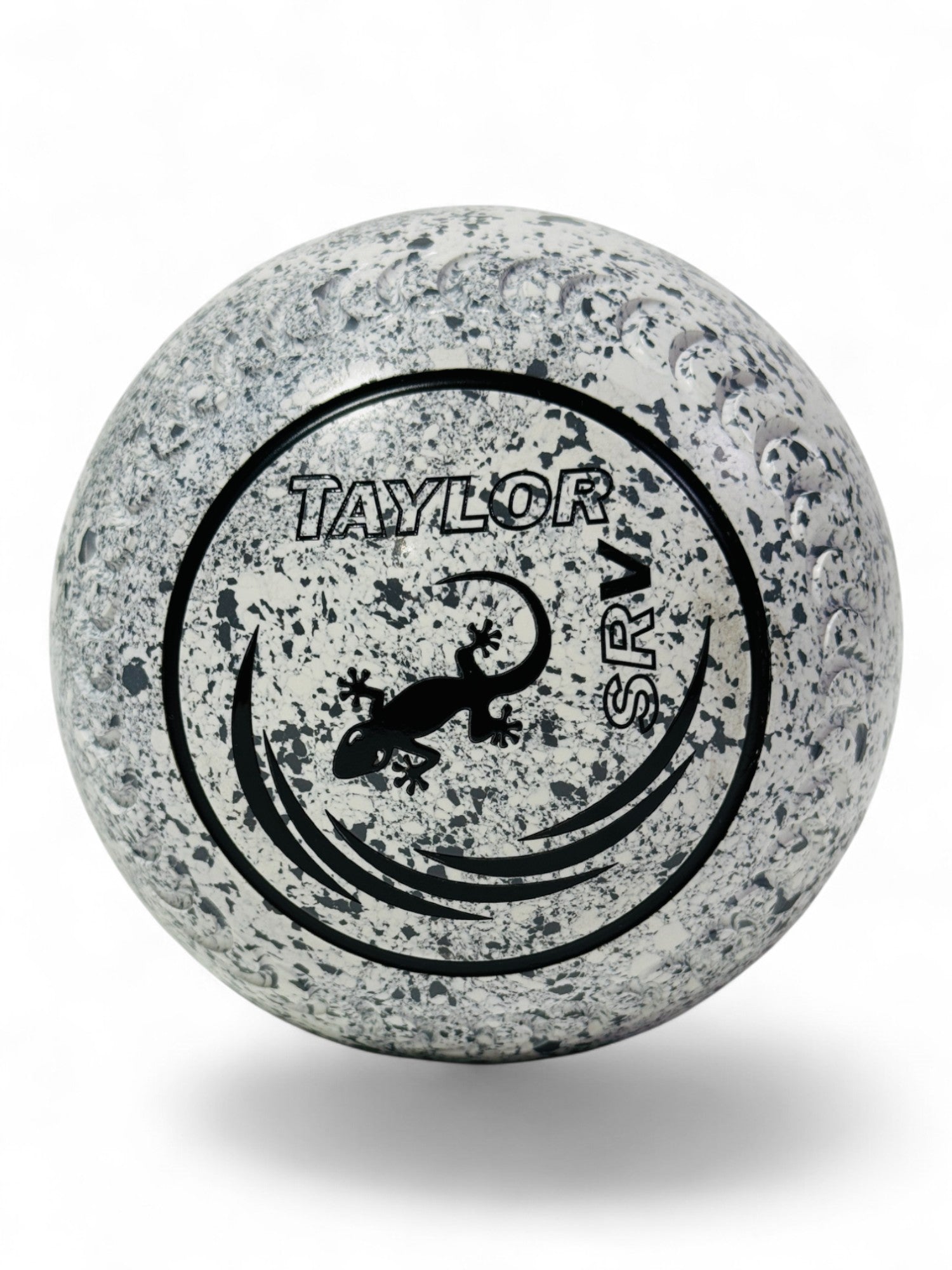 Taylor SRV White/Grey (White Steel) Lizard Size 3 Crescent 34 Stamp