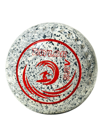 Taylor SRV White/Grey (White Steel) Surfing Size 3 Half Pipe 34 Stamp