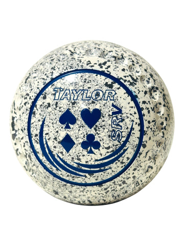 Taylor SRV White/Grey (White Steel) Card Suits Size 3 Half Pipe 34 Stamp