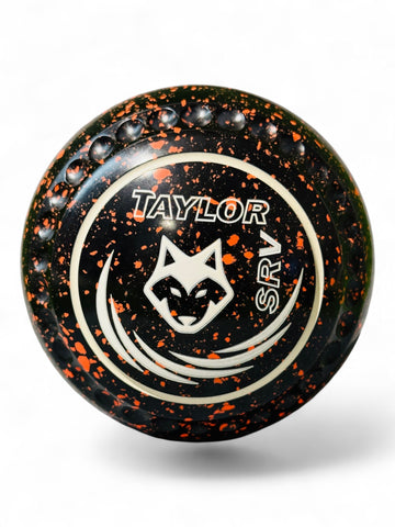 Taylor SRV Black/Orange Fox Size 3 Half Pipe 35 Stamp