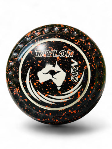Taylor SRV Black/Orange Aus Kangaroo Size 3 Half Pipe 35 Stamp