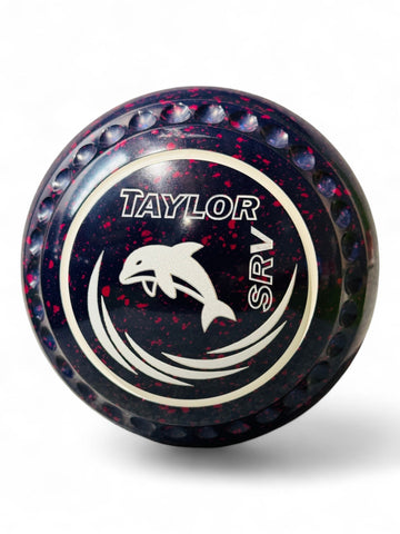 Taylor SRV Dark Blue/Magenta Dolphin Size 3 Half Pipe 35 Stamp