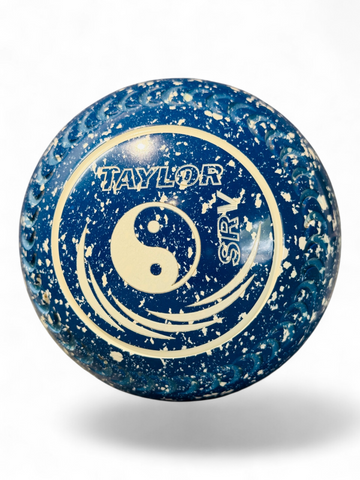 Taylor SRV Blue/White Yin Yang Size 3 Crescent 35 Stamp