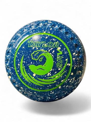 Taylor SRV Blue/White Wave Size 3 Half Pipe 35 Stamp