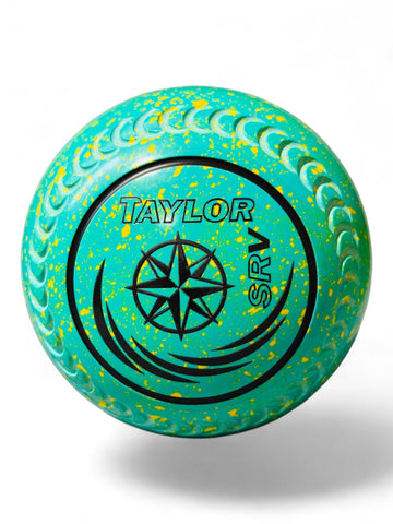 Taylor SRV Mint/Yellow Geometric Shape Size 3 Crescent 35 Stamp