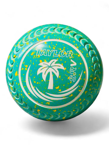Taylor SRV Mint/Yellow Palm Tree Size 3 Crescent 35 Stamp