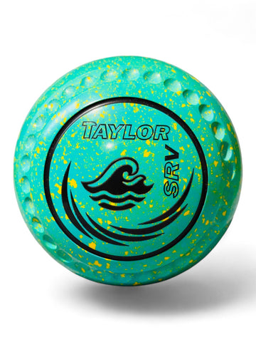 Taylor SRV Mint/Yellow Wave Size 3 Half Pipe 35 Stamp