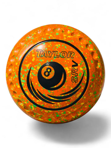 Taylor SRV Orange/Yellow/Lime 8 Ball Size 3 Half Pipe 35 Stamp