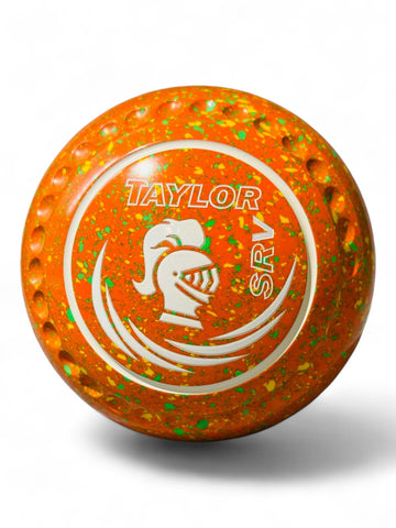 Taylor SRV Orange/Yellow/Lime Knight Size 3 Half Pipe 35 Stamp