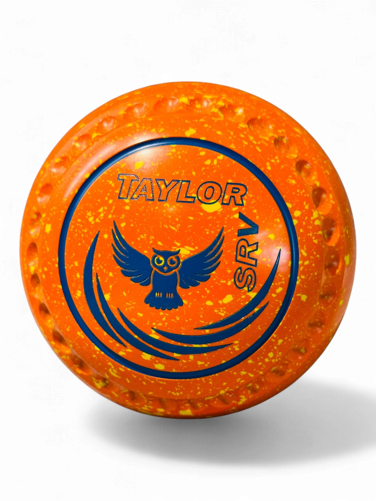 Taylor SRV Orange Yellow Owl Size 3 Half Pipe 35 Stamp