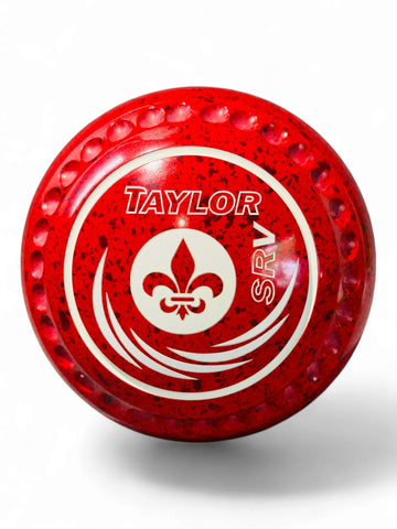 Taylor SRV Cherry Red Fleur De Lis Size 3 Half Pipe 35 Stamp