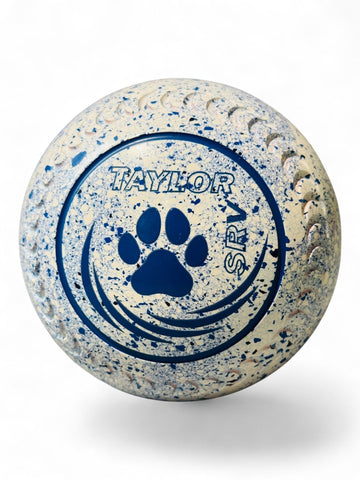 Taylor SRV White Blue Paw Size 3 Crescent 35 Stamp