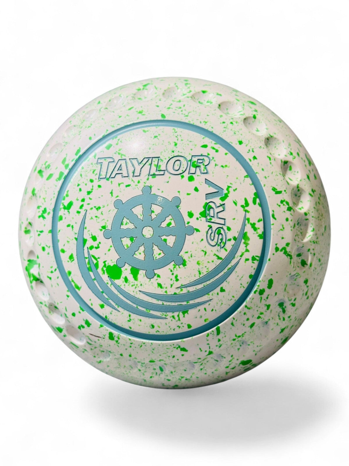 Taylor SRV White Lime Wheel Size 3 Half Pipe 35 Stamp