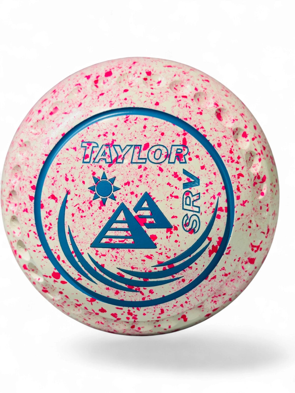 Taylor SRV White Pink Pyramid Size 3 Half Pipe 35 Stamp