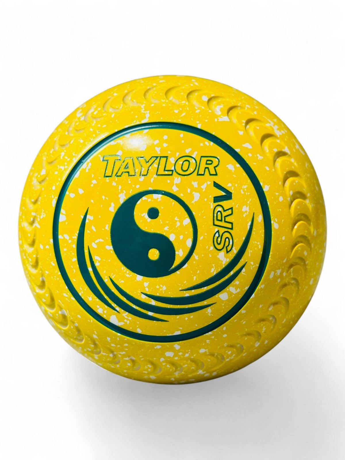Taylor SRV Yellow/White (Lemon Sherbert) Yin Yang Size 3 Crescent 35 Stamp