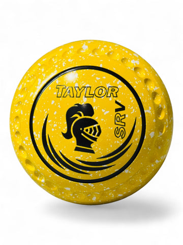 Taylor SRV Yellow/White (Lemon Sherbert) Knight Size 3 Half Pipe 35 Stamp