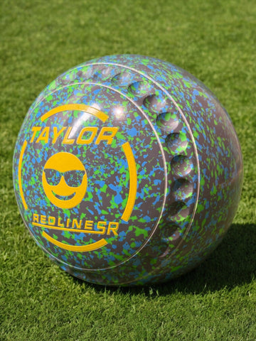 Taylor Redline SR Iced Lime Smiley Face Size 3 Half Pipe 34 Stamp