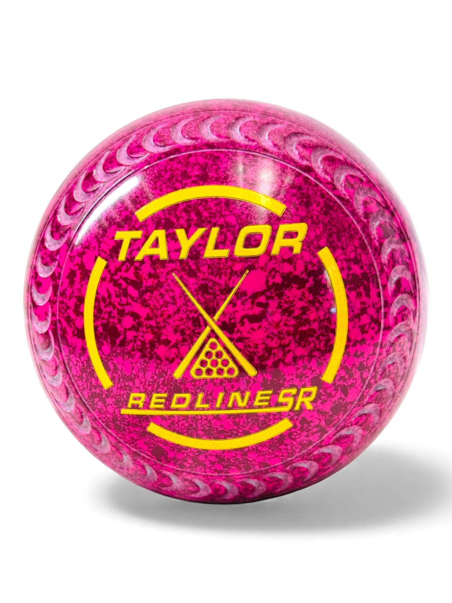Taylor Redline SR Raspberry Ripple Bowls Size 3 Crescent 34 Stamp