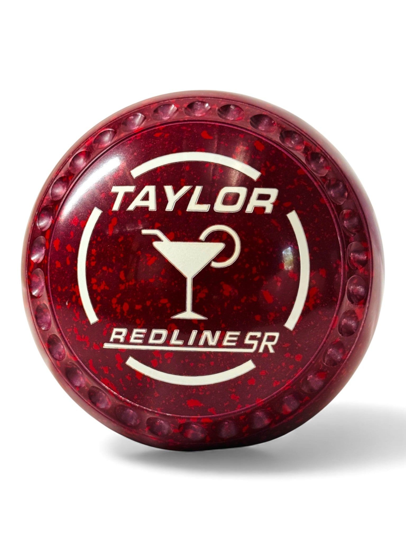 Taylor Redline SR Maroon/Red Martini Glass Size 3 Half Pipe 34 Stamp