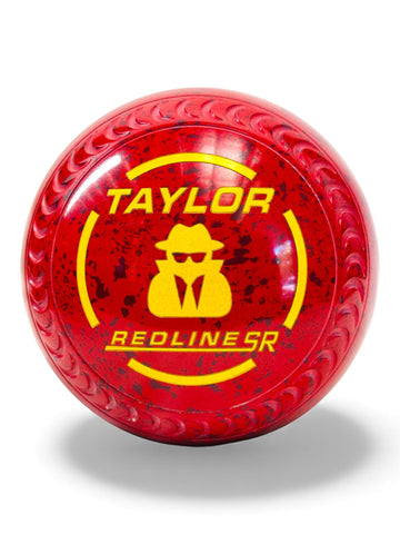 Taylor Redline SR Cherry Red Person with hat and sunglasses Size 3 Crescent 34 Stamp