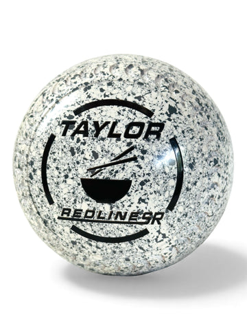 Taylor Redline SR White/Grey (White Steel) Bowls Size 3 Crescent 34 Stamp