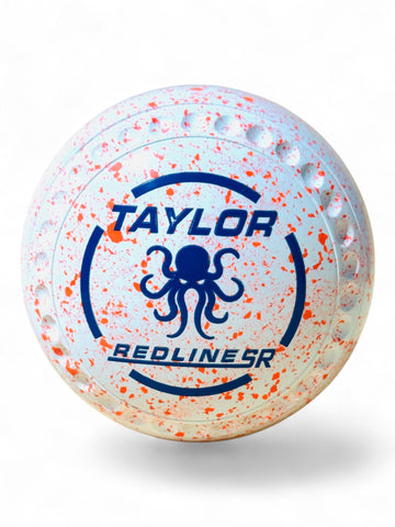 Taylor Redline SR White/Orange Octopus Size 3 Half Pipe 34 Stamp