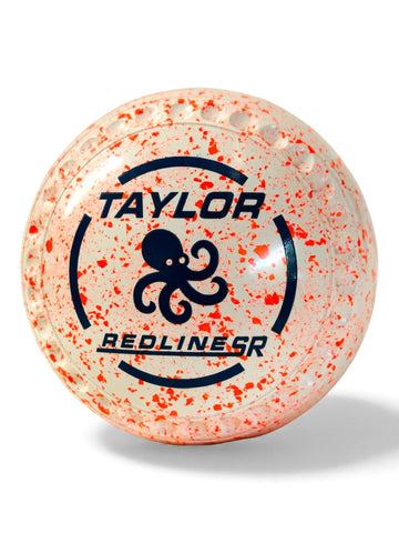 Taylor Redline SR White/Orange Octopus Size 3 Half Pipe 34 Stamp
