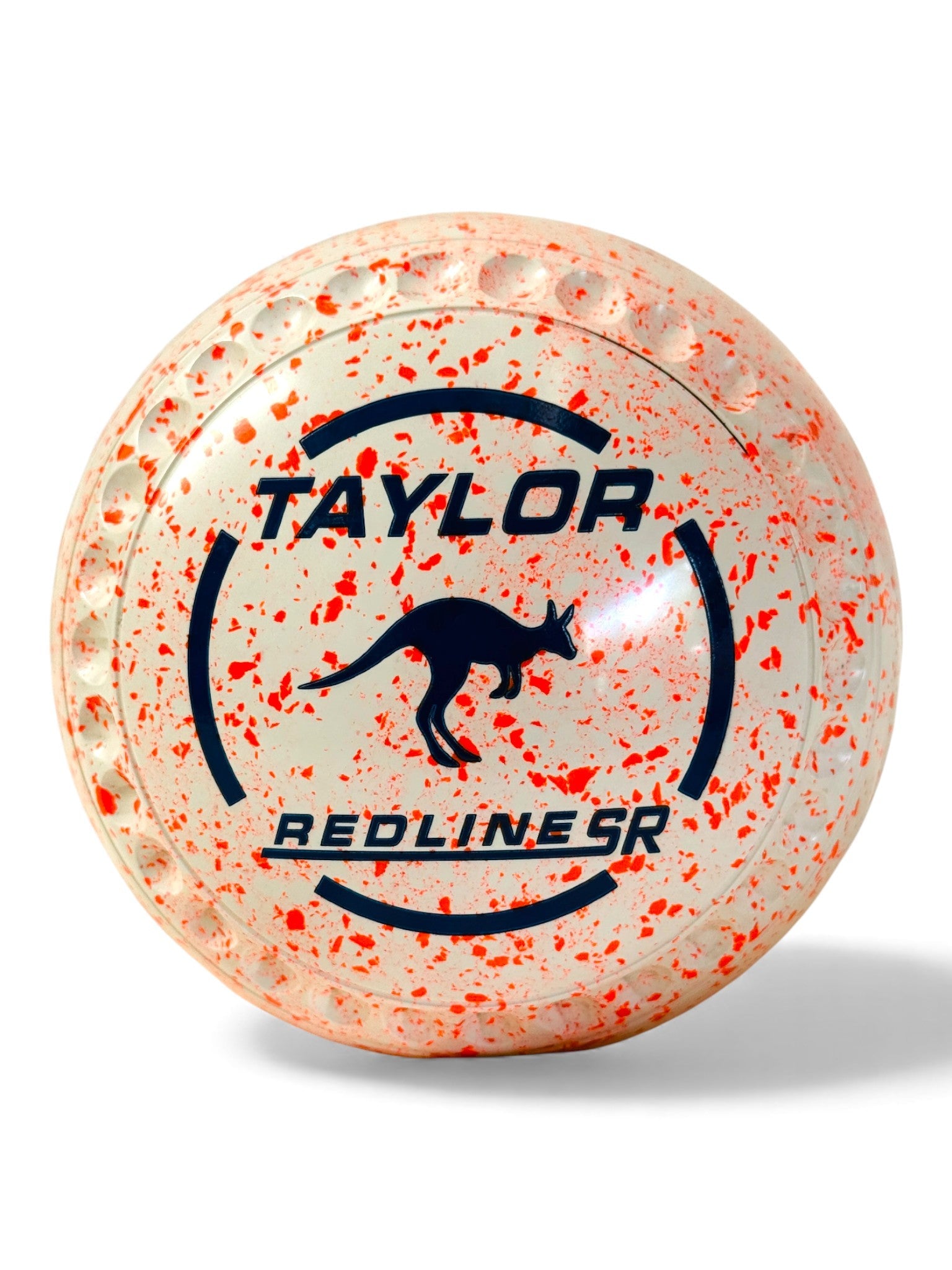 Taylor Redline SR White/Orange Kangaroo Size 3 Half Pipe 34 Stamp