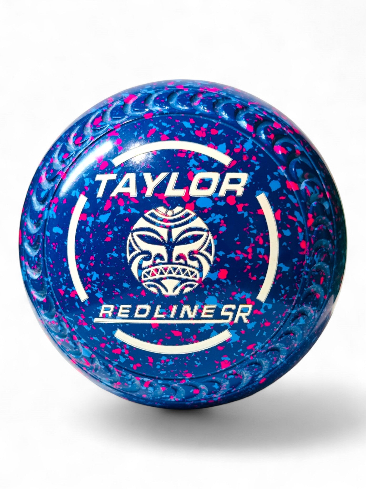 Taylor Redline SR Electric Blue Tribal Mask Size 3 Crescent 35 Stamp