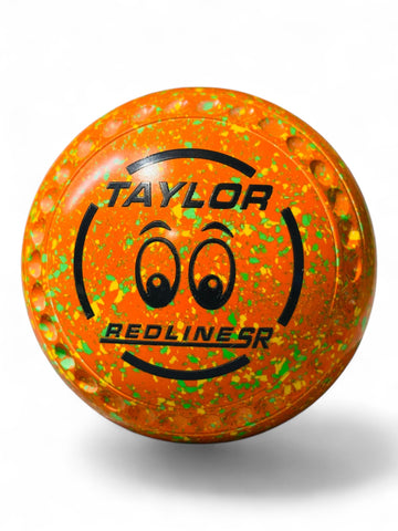 Taylor Redline SR Orange/Yellow/Lime Eyes Size 3 Half Pipe 35 Stamp