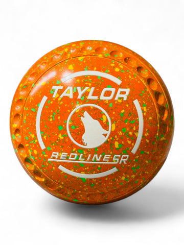 Taylor Redline SR Orange/Yellow/Lime Wolf Size 3 Half Pipe 35 Stamp