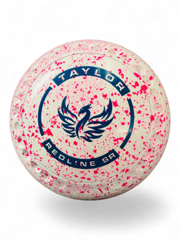 Taylor Redline SR White Pink Phoenix Size 3 Half Pipe 35 Stamp