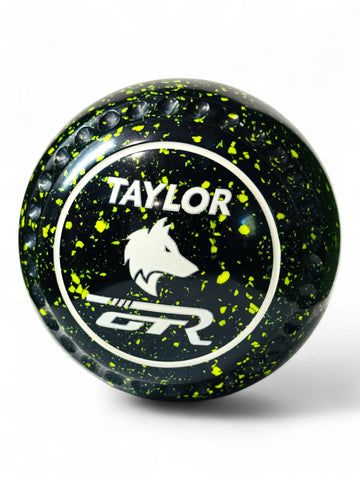 Taylor GTR Black/Lemon Wolf Size 4 Half Pipe 34 Stamp