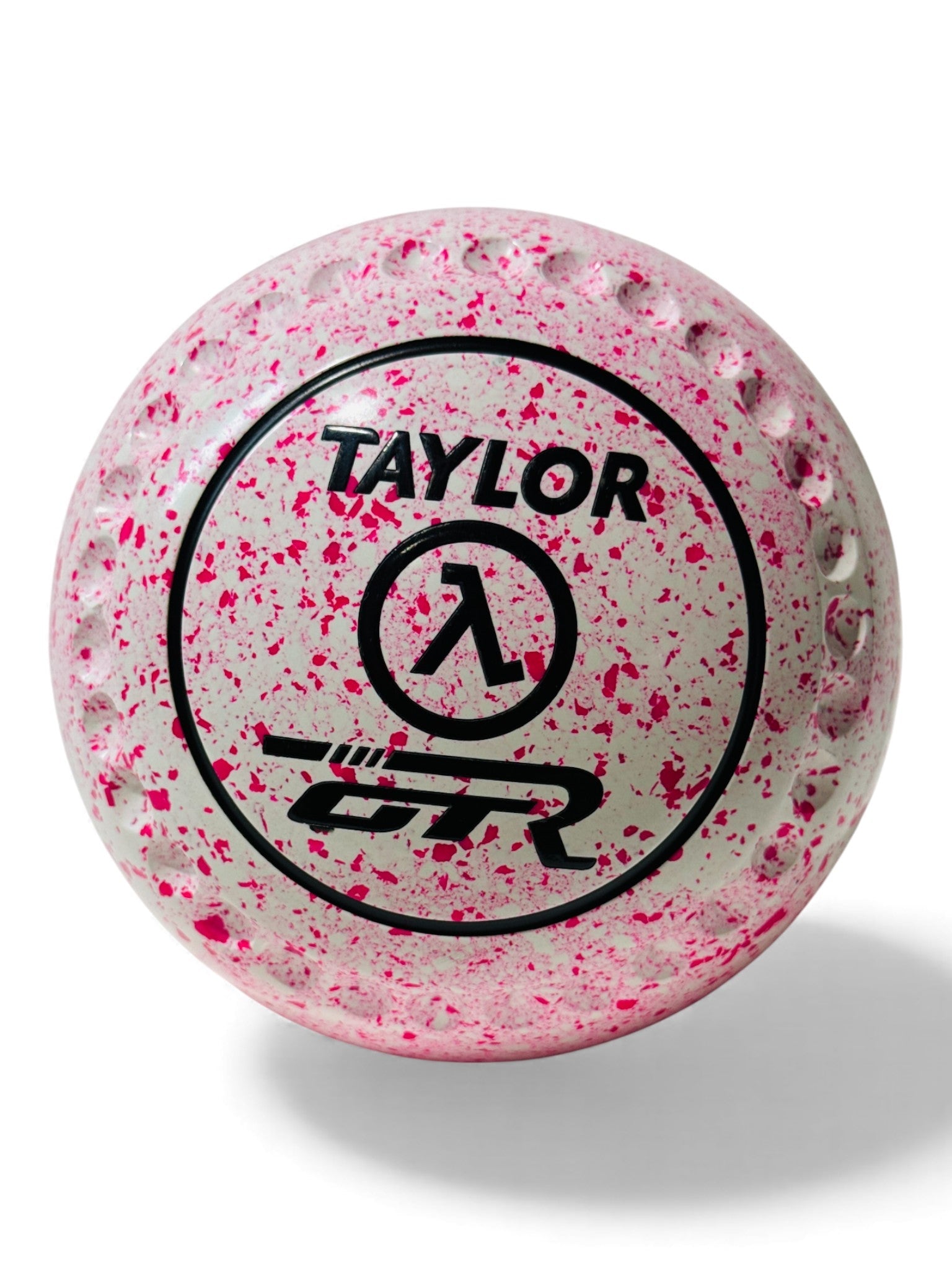 Taylor GTR White/Pink Geometric shape Size 4 Half Pipe 34 Stamp