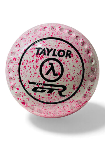 Taylor GTR White/Pink Geometric shape Size 4 Half Pipe 34 Stamp