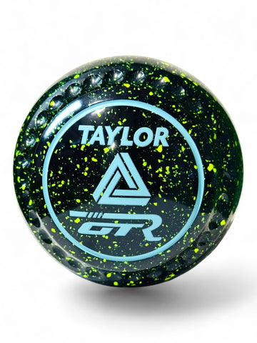 Taylor GTR Black/Lemon Geometric shape Size 4 Half Pipe 35 Stamp