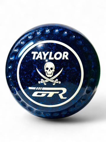 Taylor GTR Dark Blue/Blue Skull Size 4 Half Pipe 35 Stamp