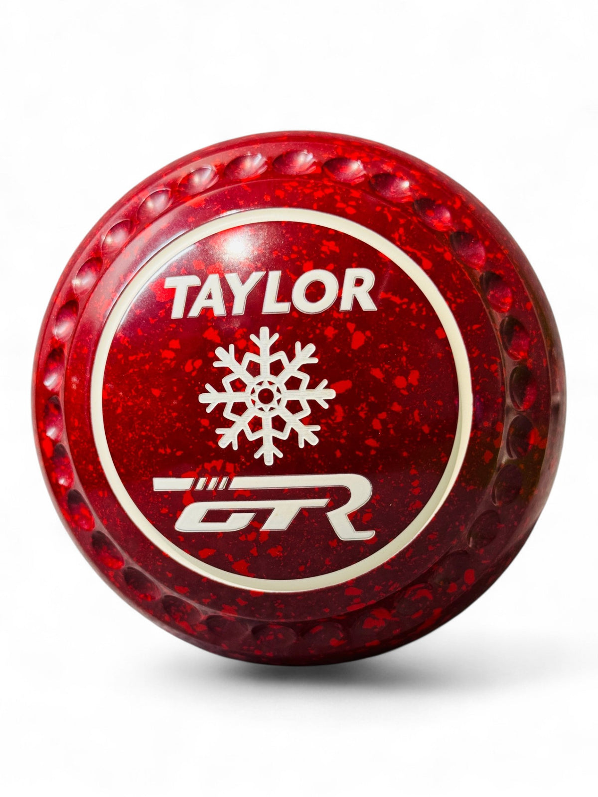 Taylor GTR Maroon/Red Snowflake Size 4 Half Pipe 35 Stamp