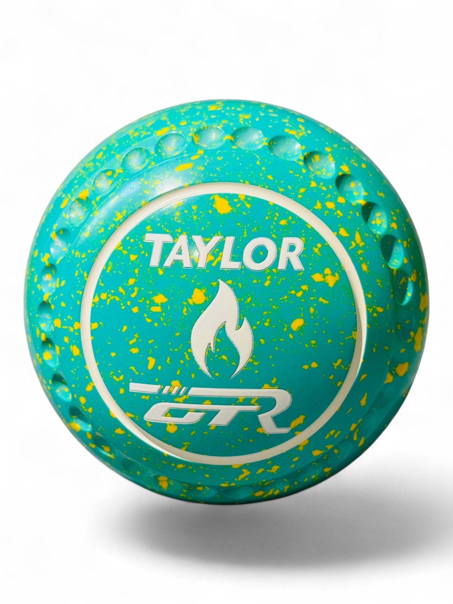 Taylor GTR Mint/Yellow Flame Size 4 Half Pipe 35 Stamp