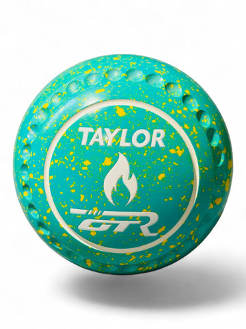 Taylor GTR Mint/Yellow Flame Size 4 Half Pipe 35 Stamp