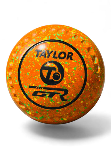 Taylor GTR Orange/Yellow/Lime Taylor Logo Size 4 Half Pipe 35 Stamp