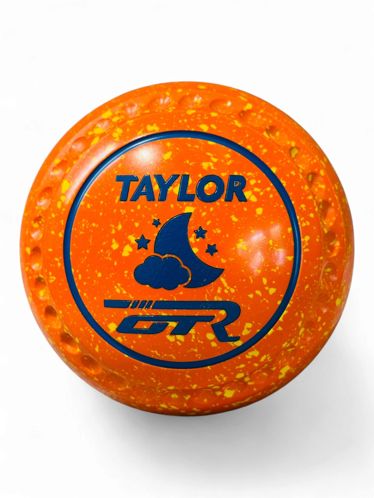 Taylor GTR Orange Yellow Moon & Stars Size 4 Half Pipe 35 Stamp
