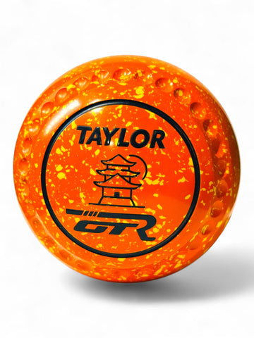 Taylor GTR Orange/Yellow (Amber) Pagoda Size 4 Half Pipe 35 Stamp