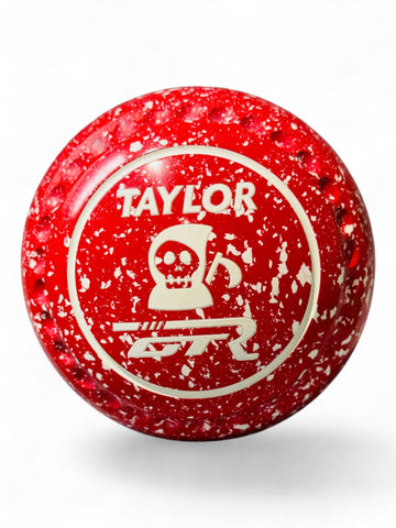 Taylor GTR Red White Grim Reaper Size 4 Half Pipe 35 Stamp