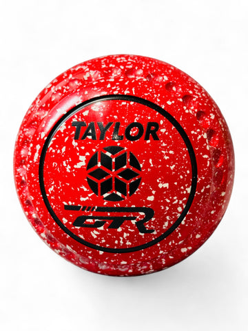 Taylor GTR Red White Geo Size 4 Half Pipe 35 Stamp
